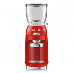 Smeg CGF11RDEU molinillo de café 150 W Rojo, Transparente