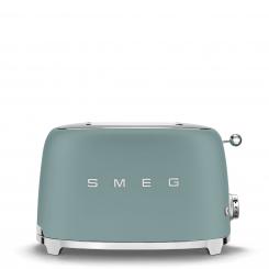 Smeg TSF01EGMEU tostadora 6 2 rebanada(s) 950 W Cromo, Verde