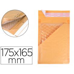 Sobre burbujas crema Q-CONNECT CD 175 x 165 mm caja de 100