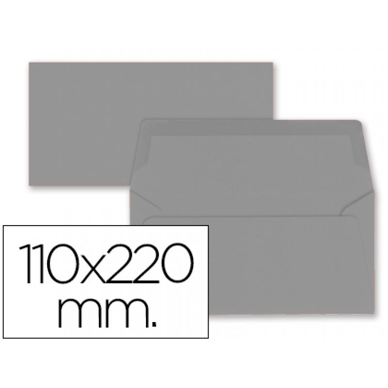 sobre-liderpapel-americano-gris-110x220-mm-80-gr-pack-de-9-unidades