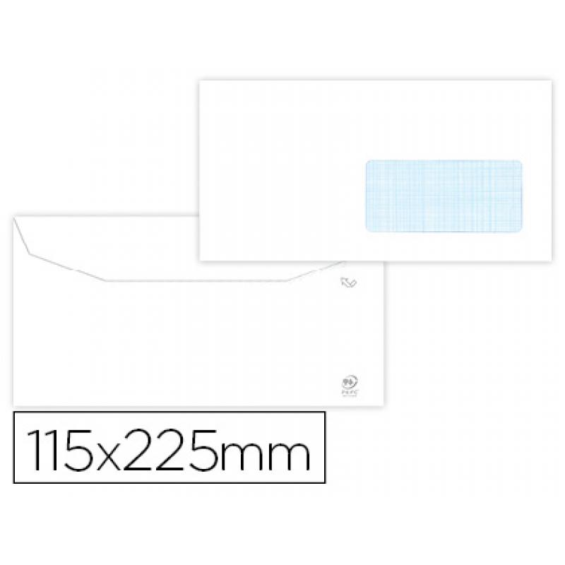 sobre-liderpapel-blanco-115x225-mm-ventana-derecha-trapezodial-engomada-papel-offset-80gr-caja-de-500-unidades