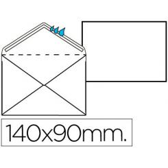 Sobre LIDERPAPEL blanco registro extra 90x140 mm caja de 100 unidades