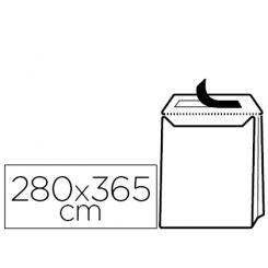 Sobre LIDERPAPEL bolsa fuelle kraft 280x365x30mm solapa tirade silicona papel 120 gr caja de 50 unidades