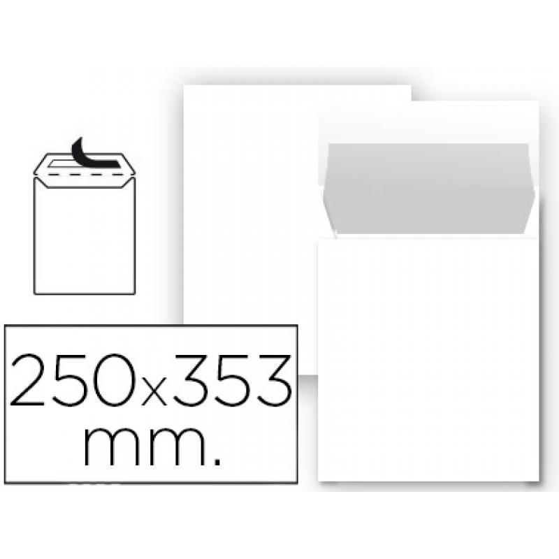 sobre-liderpapel-bolsa-n-10-blanco-folio-prolongado-250x353-mm-tira-de-silicona-paquete-de-25-unidades