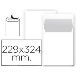 Sobre LIDERPAPEL bolsa n 8 blanco DIN 229x324 mm tira de silicona paquete de 25 unidades