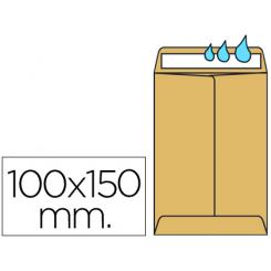 Sobre LIDERPAPEL bolsa n.1 kraft salarios 100x145 mm tira silicona caja de 1000 unidades