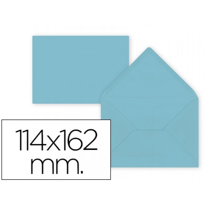 sobre-liderpapel-c6-azul-celeste-114x162-mm-80gr-pack-de-15-unidades