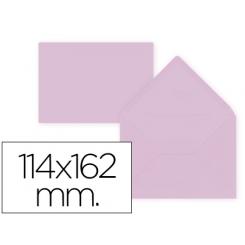 Sobre Liderpapel C6 Rosa Palido 114X162 mm 80gr Pack De15 Unidades