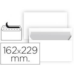 Sobre LIDERPAPEL n 11 blanco DIN c5 162x229 mm tira de silicona paquete de 25 unidades