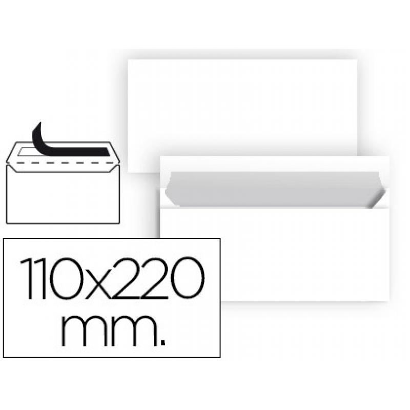 sobre-liderpapel-n-2-blanco-din-americano-110x220-mmtira-de-silicona-paquete-de-25-unidades