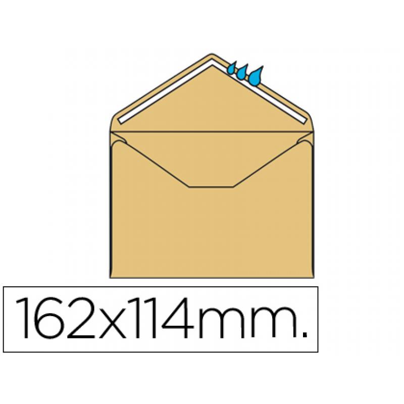 sobre-liderpapel-n23-crema-c6-114x162-mm-engomado-solapa-de-pico-caja-de-500-unidades