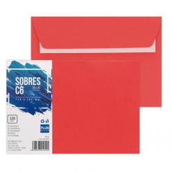 Sobre Plus 114*162 Rojo
