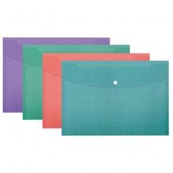 ESSELTE Sobre PP ColourBreeze A4+ 4 unidades, surtidos