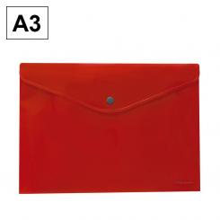 Sobre PP Plus A3 Broche Apasaisado Rojo