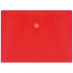 Sobre PP Plus A4 Velcro Apasaisado Rojo