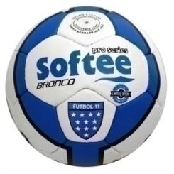 Balón de fútbol SOFTEE Bronco Limited Ed color azul para fútbol 11