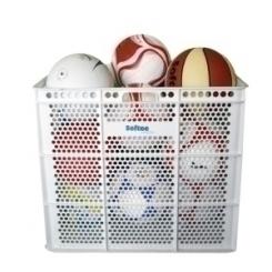 SOFTEE Carro Portabalones Banasta De Plastico
