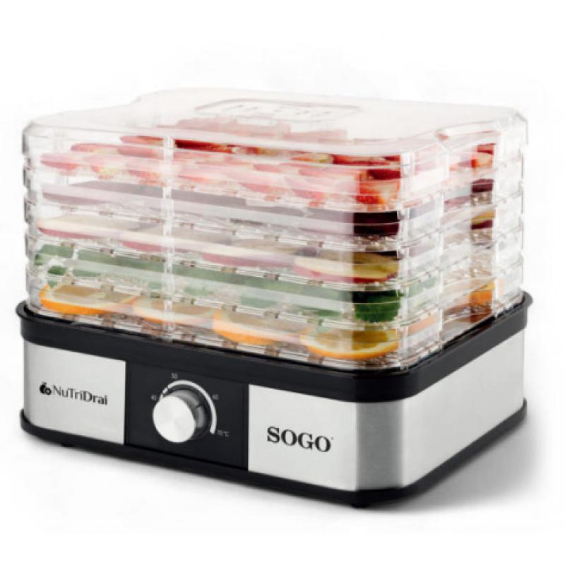 sogo-dal-ss-10461-deshidratador-de-alimentos-negro-acero-245-w