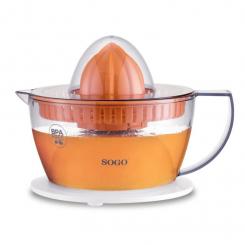 Sogo EXP-SS-5223 exprimidor Exprimidor eléctrico con brazo 40 W Naranja, Translúcido