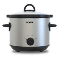 Sogo OLL-SS-10705 olla de cocción lenta 3 L 170 W Negro, Acero inoxidable