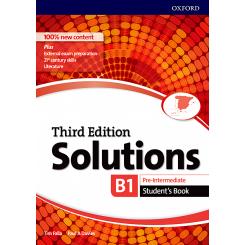 Solutions Pre Intermediate Student'S Book Third Edition 2017 B1 B2, Ed. OXFORD
