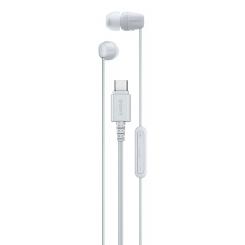 Sony IER-EX15C Auriculares Alámbrico Dentro de oído Llamadas/Música USB Tipo C Blanco