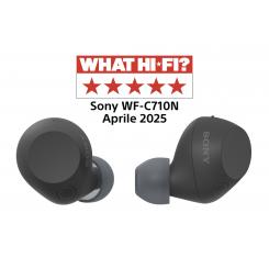 Sony WFC710NB.CE7 auricular y casco Auriculares True Wireless Stereo (TWS) Dentro de oído Llamadas/Música USB Tipo C Bluetooth Negro