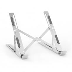 AISENS Soporte de Sobremesa Ajustable para Portatil / Tablet, Plata