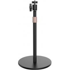 Soporte para Cámara Web, Altura Ajustable de 25 cm a 41 cm, Soporte de Escritorio Giratorio de 360°