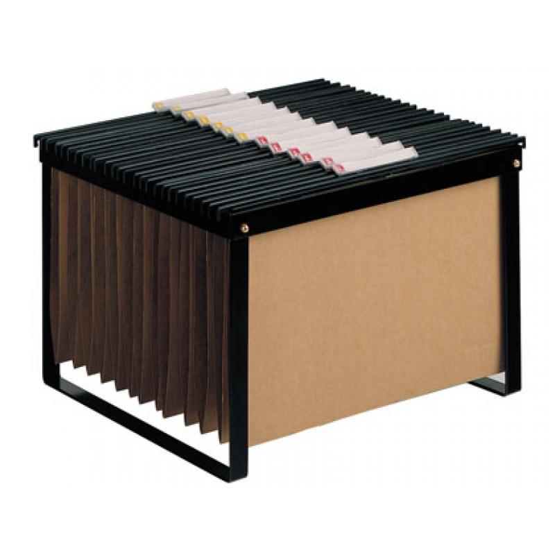 soporte-para-carpetas-colgante-q-connect-negro-bastidor-de-sobremesa-para-carpetas-tamanotamano-folio-y-din-a4