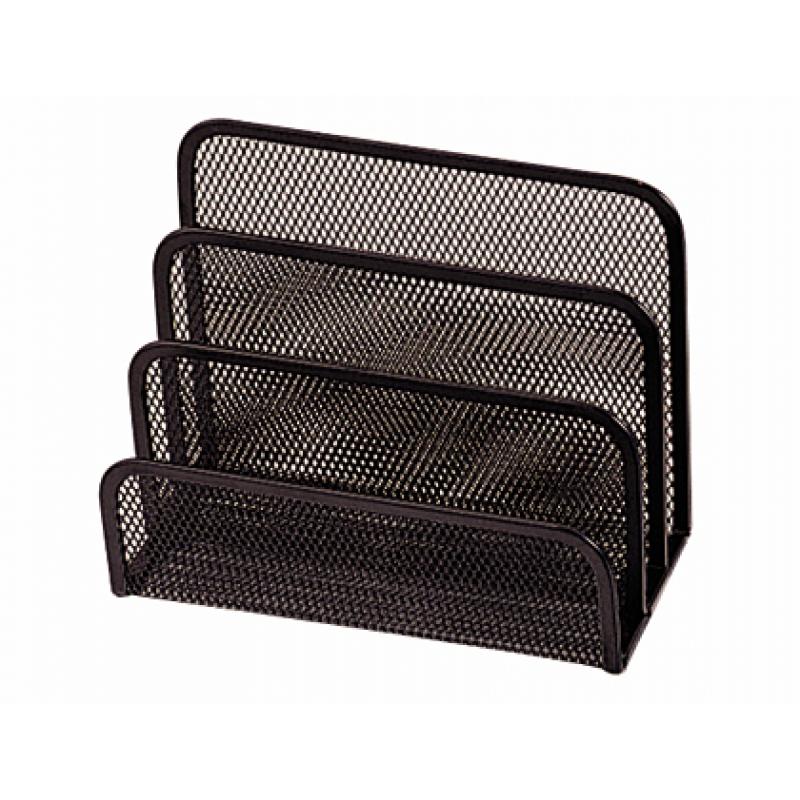 soporte-para-cartas-q-connect-metalico-rejilla-negro-170x135x83mm