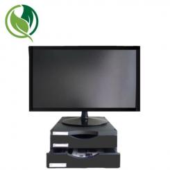Soporte para monitor ergosostenible ARCHIVO 2000 c/dos cajones 100% reciclado