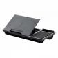 Soporte Q-CONNECT ancho para portatil movil raton hasta 17\ ajustable 7 angulos diferentes color negro