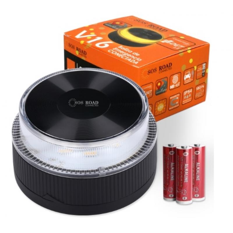 SOS Road Baliza de Señalización de Emergencia en Carretera V16 HOMOLOGADA por la DGT 3.0