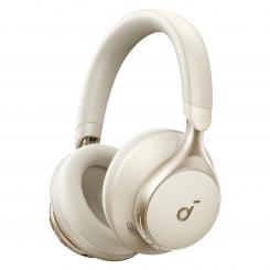 Soundcore Space One Auriculares Inalámbrico y alámbrico Diadema Llamadas/Música Bluetooth Crema de color