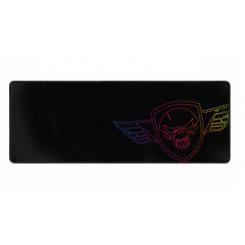 Spirit of Gamer Darkskull - XXL Alfombrilla de ratón para juegos Negro, Azul, Rojo, Amarillo