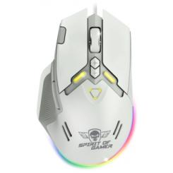 Spirit of Gamer ELITE M60 ARTIC ratón Juego mano derecha USB Tipo C Óptico 20000 DPI