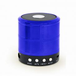 Gembird SPK-BT-08-B altavoz portátil Altavoz monofónico portátil Negro, Azul 3 W
