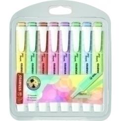 STABILO Rotulador Fluor Swing Cool Pastel estuche 8 uds