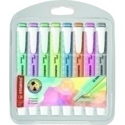 STABILO Rotulador Fluor Swing Cool Pastel estuche 8 uds