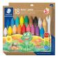 STAEDTLER CERAS NORIS JUNIOR EXTRA GRUESO COLORES SURTIDOS -ESTUCHE 18 UD