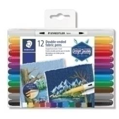 STAEDTLER Rotulador 3190 Doble P.Estuche 12 uds colores surtidos