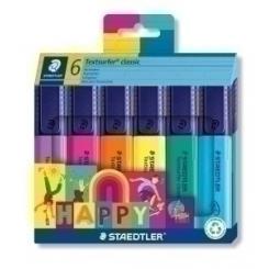 STAEDTLER Rotulador Fluor 364 Textsurfer Hl Estuche 6 uds colores surtidos