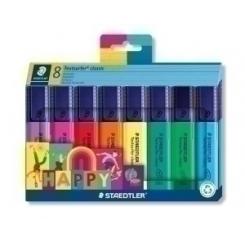 STAEDTLER Rotulador Fluor 364 Textsurfer Hl Estuche 8 colores surtidos