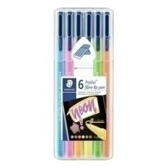 STAEDTLER Rotulador Triplus 323 Neon Estuche 6 uds colores surtidos