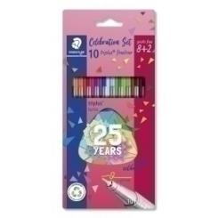 STAEDTLER Rotulador Triplus Fl 334 Estuche 10 uds colores surtidos