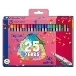 STAEDTLER Rotulador Triplus Fl 334 Estuche 25 uds colores surtidos