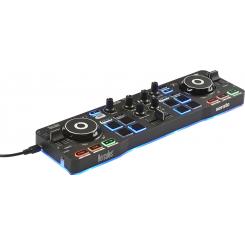 Starlight Mesa de mezclas con opción de realizar scratch conectando un CDJ 2 canales Negro