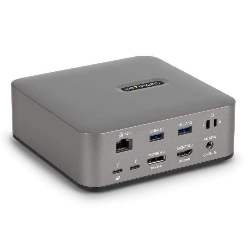 startechcom-215ue-tb5usb4dock-base-para-portatil-y-replicador-de-puertos-alambrico-thunderbolt-5-gris