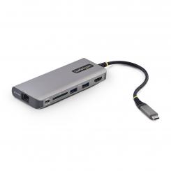 StarTech.com Adaptador Multipuertos USB-C a HDMI - PD 140W - Hub Ladrón USB de 3 Puertos - 4K 60Hz - Ranura para Tarjetas SD - Mini Docking Station Tipo C - Red Ethernet de 2,5Gb - Para MacBook